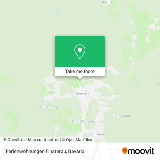 Ferienwohnungen Finsterau map