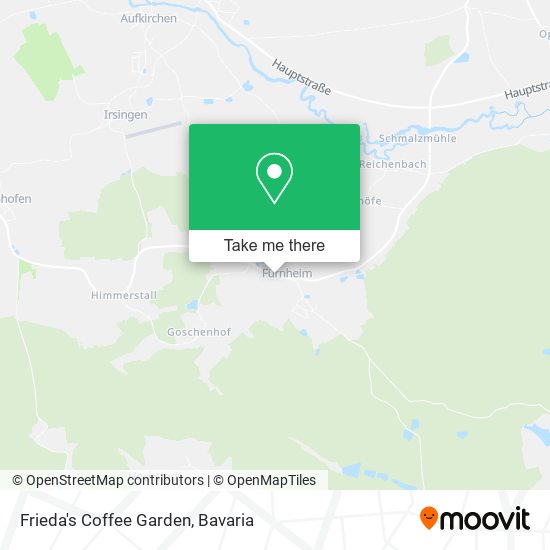 Frieda's Coffee Garden map