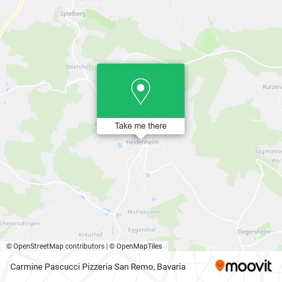 Carmine Pascucci Pizzeria San Remo map