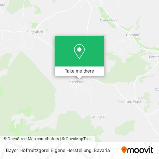 Bayer Hofmetzgerei Eigene Herstellung map