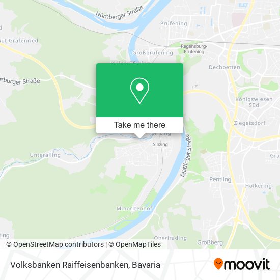 Volksbanken Raiffeisenbanken map