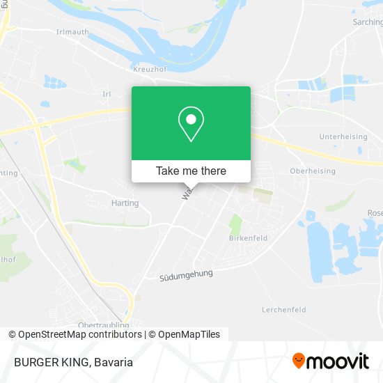 BURGER KING map