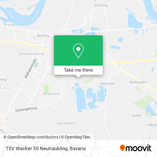 TSV Wacker 50 Neutraubling map