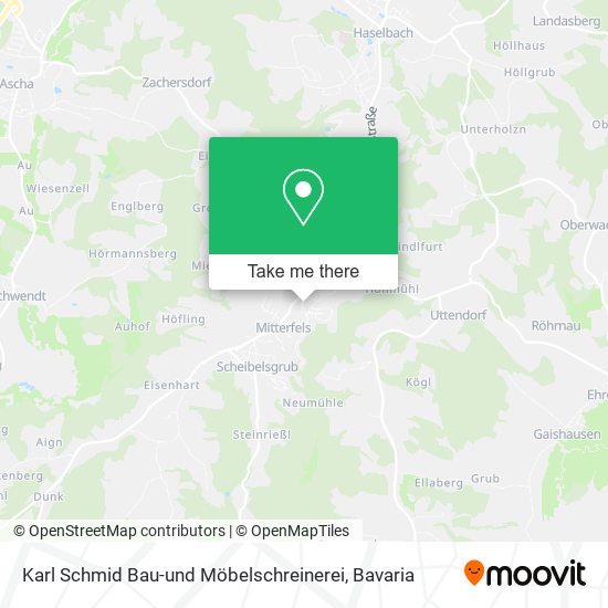 Karl Schmid Bau-und Möbelschreinerei map