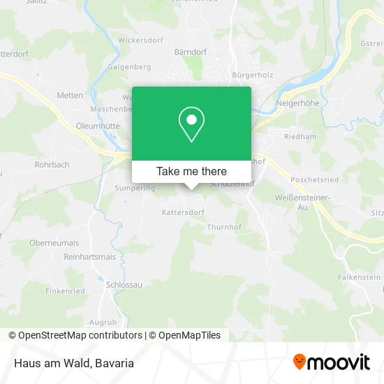 Карта Haus am Wald