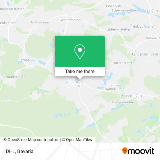 Карта DHL