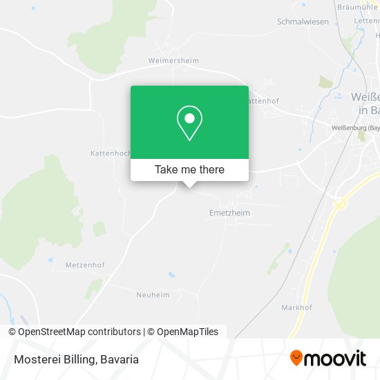 Mosterei Billing map