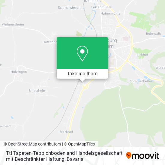 Ttl Tapeten-Teppichbodenland Handelsgesellschaft mit Beschränkter Haftung map