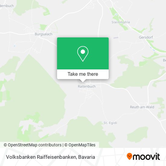 Volksbanken Raiffeisenbanken map