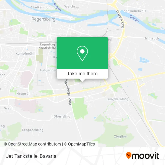 Карта Jet Tankstelle