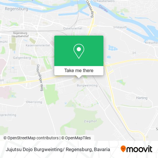 Карта Jujutsu Dojo Burgweinting/ Regensburg