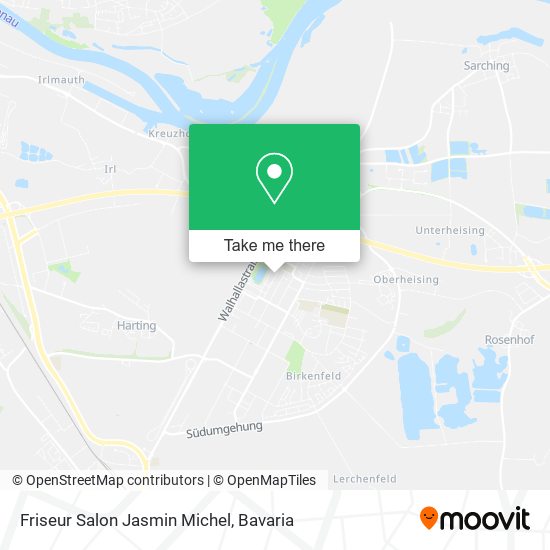 Friseur Salon Jasmin Michel map
