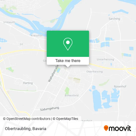 Карта Obertraubling