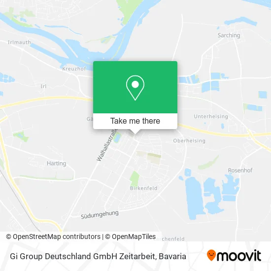Карта Gi Group Deutschland GmbH Zeitarbeit