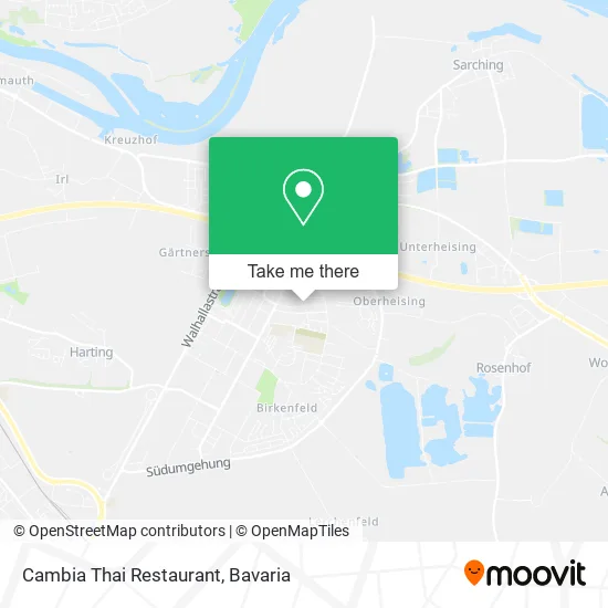 Карта Cambia Thai Restaurant