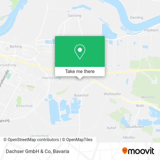 Карта Dachser GmbH & Co