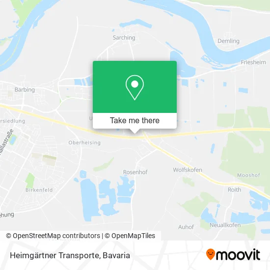 Карта Heimgärtner Transporte
