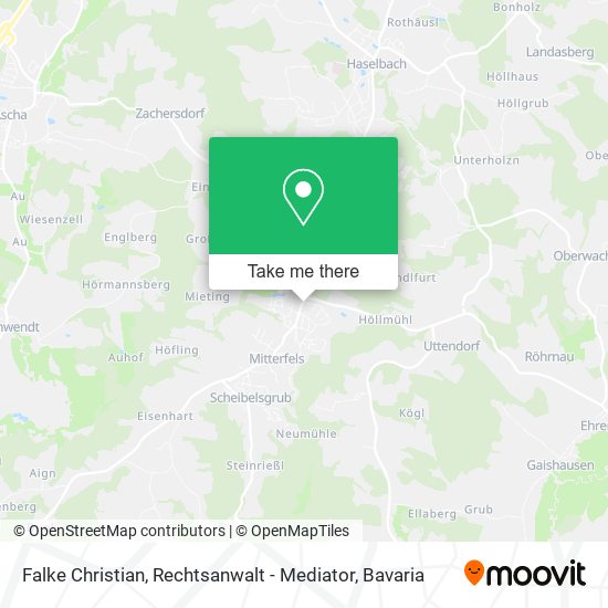 Falke Christian, Rechtsanwalt - Mediator map