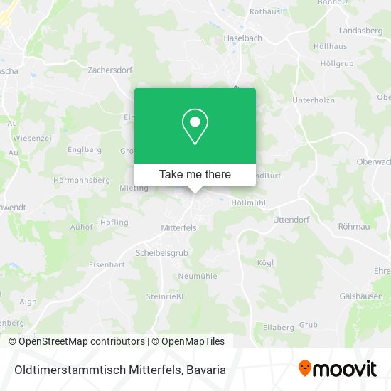 Oldtimerstammtisch Mitterfels map