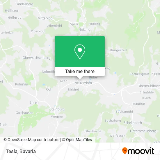 Карта Tesla