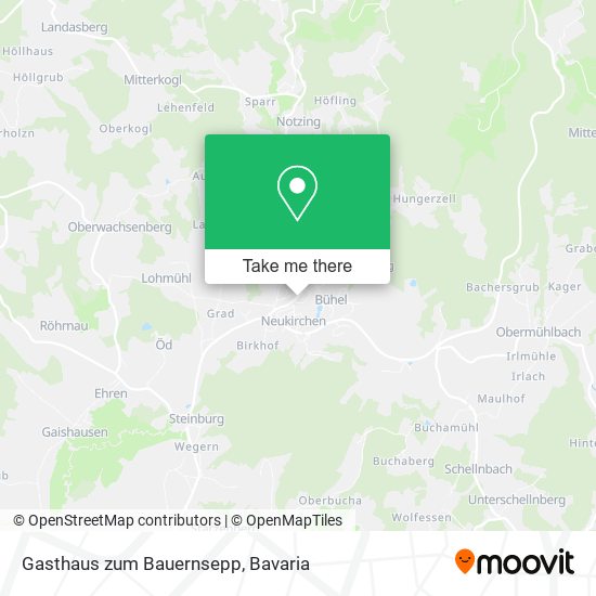 Gasthaus zum Bauernsepp map