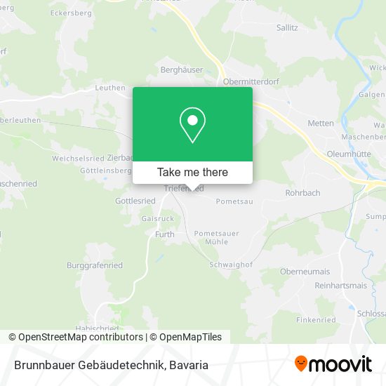Brunnbauer Gebäudetechnik map