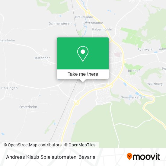 Andreas Klaub Spielautomaten map