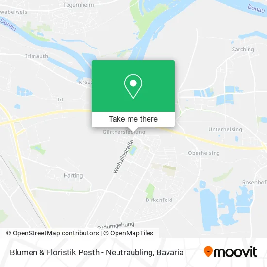 Карта Blumen & Floristik Pesth - Neutraubling