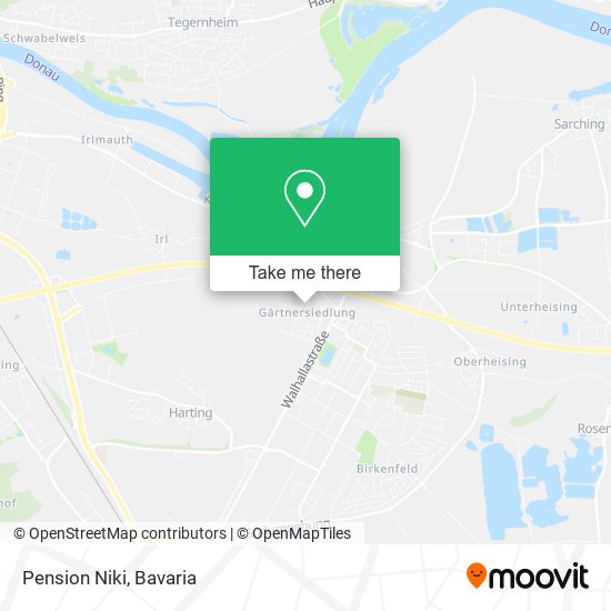 Pension Niki map