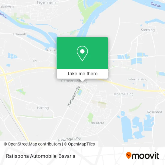 Карта Ratisbona Automobile