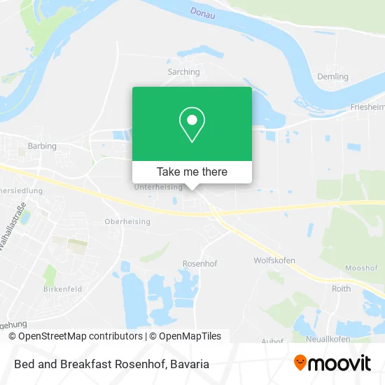 Карта Bed and Breakfast Rosenhof