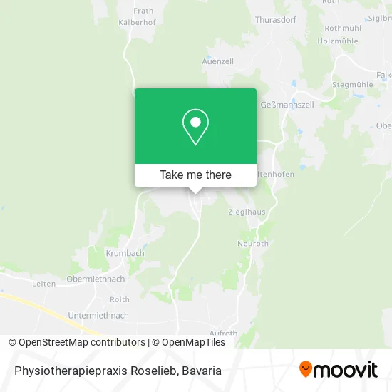 Physiotherapiepraxis Roselieb map