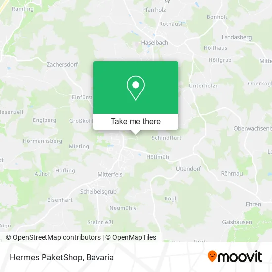 Карта Hermes PaketShop