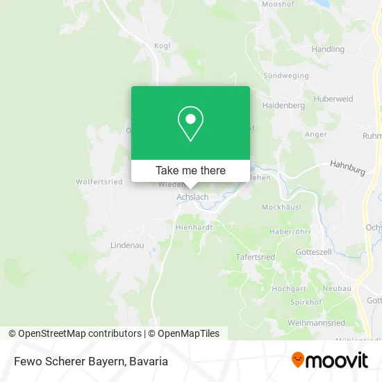 Карта Fewo Scherer Bayern