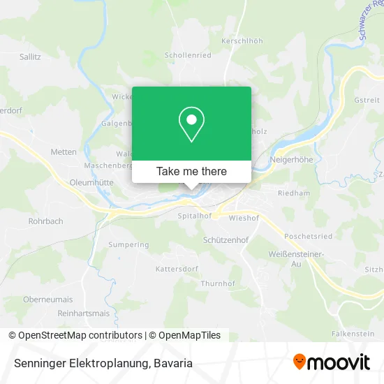 Карта Senninger Elektroplanung