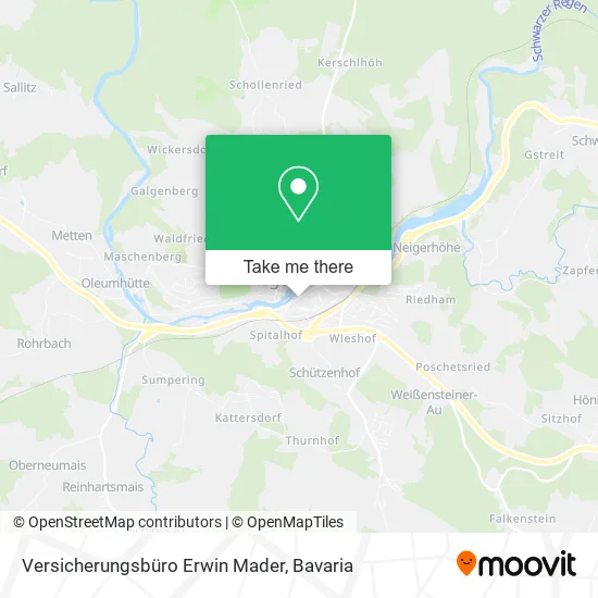 Карта Versicherungsbüro Erwin Mader