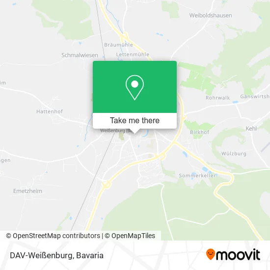 Карта DAV-Weißenburg