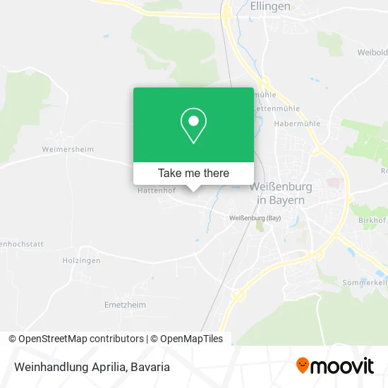 Карта Weinhandlung Aprilia