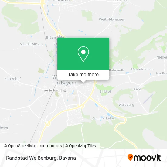 Карта Randstad Weißenburg