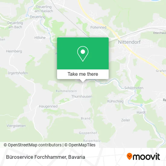 Карта Büroservice Forchhammer