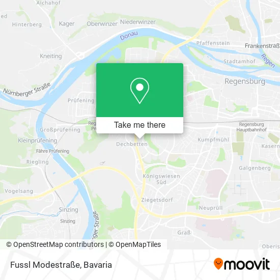 Карта Fussl Modestraße