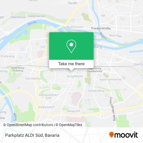 Parkplatz ALDI Süd map