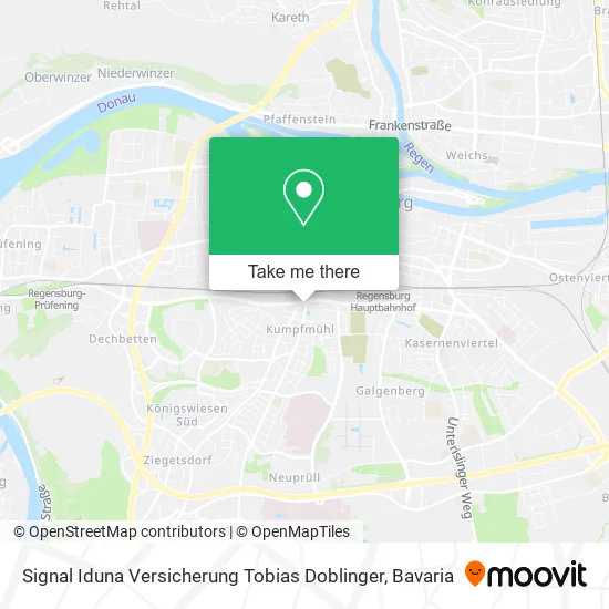Карта Signal Iduna Versicherung Tobias Doblinger