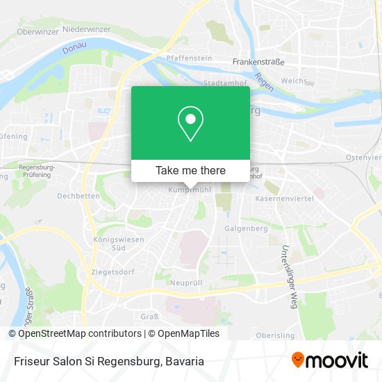 Friseur Salon Si Regensburg map