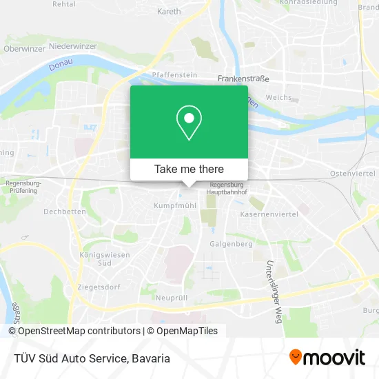 Карта TÜV Süd Auto Service