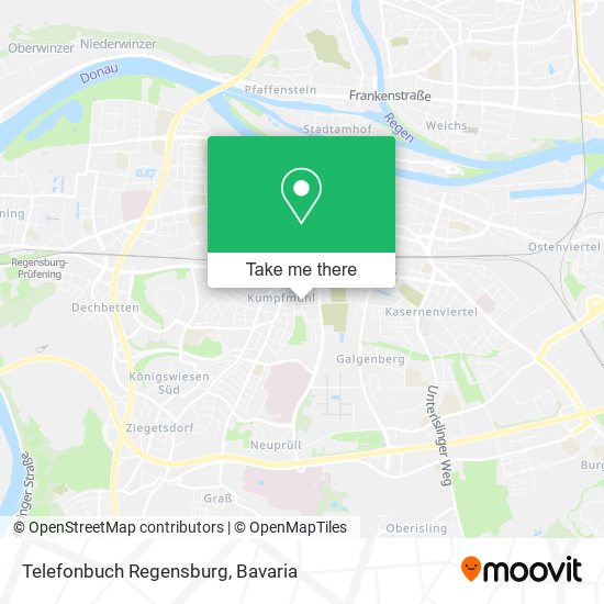 Карта Telefonbuch Regensburg