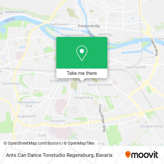Ants Can Dance Tonstudio Regensburg map