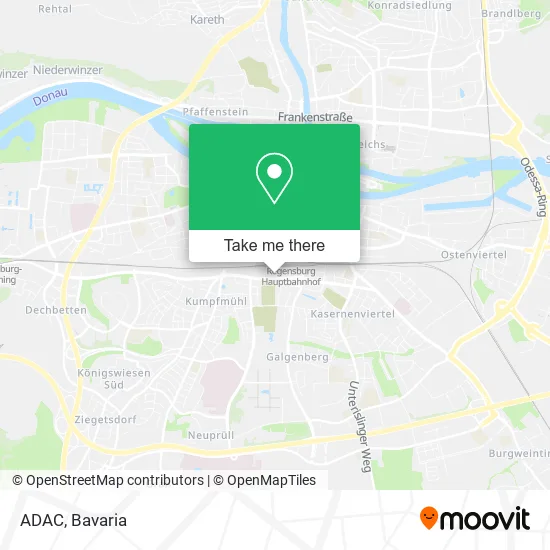 Карта ADAC