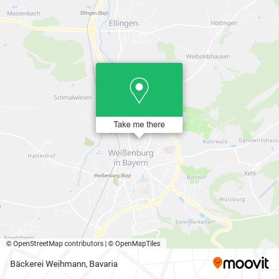 Bäckerei Weihmann map