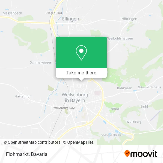 Flohmarkt map